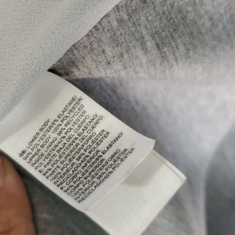 North Face Gray Sherpa Top Vest Medium New Without Tags - Picture 11 of 12